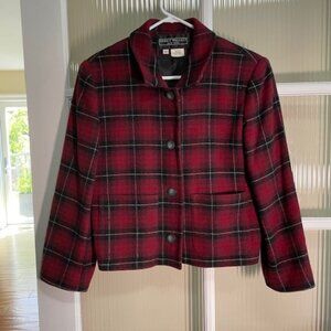 Women's Harris Wallace Jacket Red Plaid